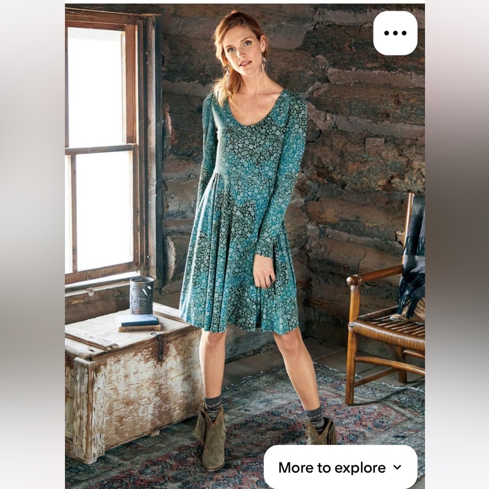 NWT Peruvian Connection Mille Fleur Dress Size M
